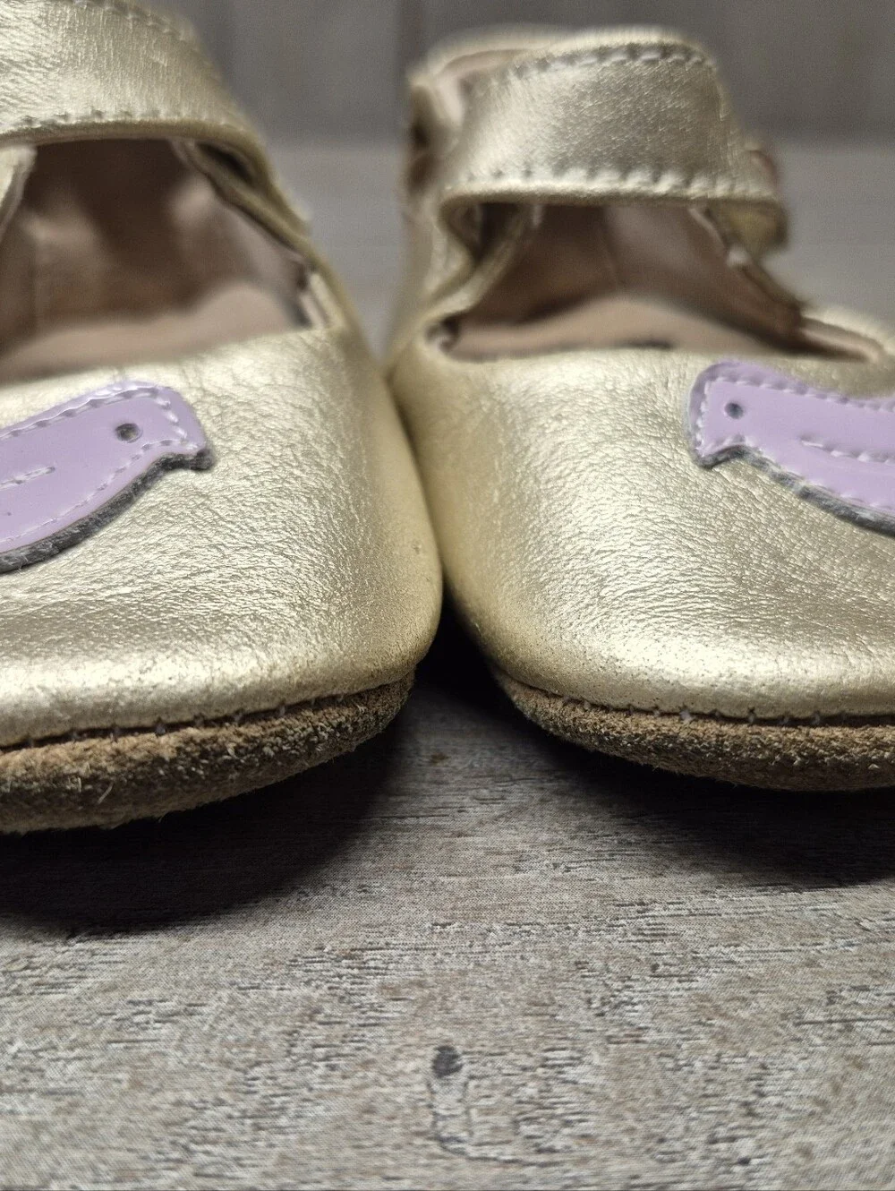 Livie & Luca Pio Pio Maryjane’s Metallic Gold (Girls Size 0-6 Months)